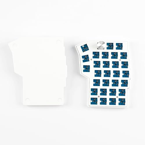 YMDK BORNE Knob Corne4×6 Layout 58 Keys Ergonomic Wired Hot-swap Split MX Mechanical Keyboard South RGB QMK Vial Programmable
