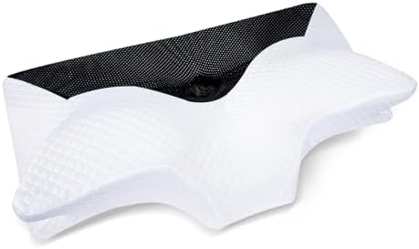 HOMCA Cervical Pillow, Ergonomic Memory Foam Neck Pillow for Pain Relief