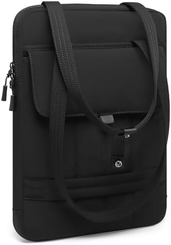 HYZUO 13.3-14 Inch Puffy Laptop Case Sleeve Padded Handbag, Black