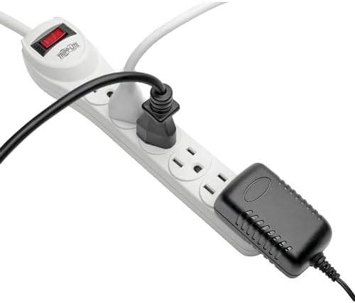 Eaton Tripp Lite TLP602 2ft Cord Surge Protector Power Strip 6 Outlets