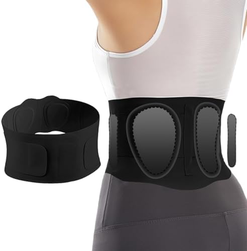 Back Brace for Lower Back Pain Women Men, Waist Support Back Support Brace Back Brace for Men Lower Back Pain Relief Products, Back Belt Sciatica Pain Relief Back Brace for Women Men (Black, Medium)