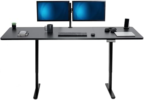 VIVO Black 83 x 30 in Standing Desk, DESK-KIT-E2B84-30B