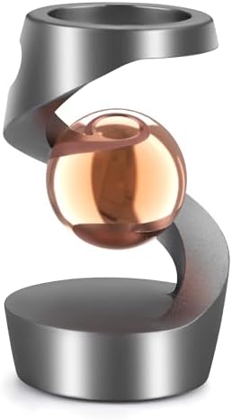 Kinetic Spinning Fidget Desk Toy for ADHD Stress Relief, Rose Gold