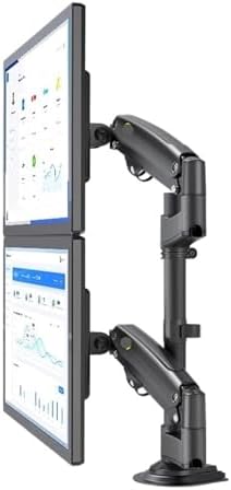 H180 Full Motion 22"-32" 34" Dual Monitor Computer Desk Stand Gas Spring Arm LCD TV 2-12kg 200X200 200X100