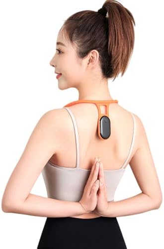 Smart Posture Trainer with Vibration Reminder for Men & Women (Orange)