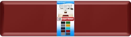 4/5 Inch Thick Kitchen Mat - Cushioned Anti Fatigue Mat for Kitchen Floor