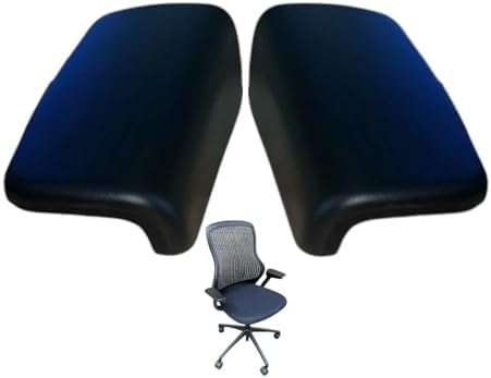 Replacement Black Arm Pads for Regeneration Office Chair w/Fixed Arm Pads, Compatible with Task & Stool Chair, Fix Peeling & Cracked Arm Pads