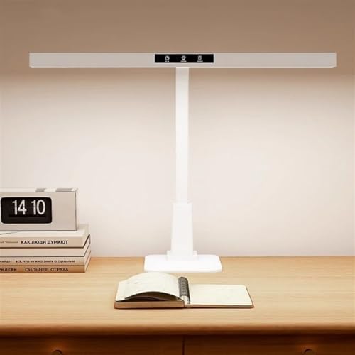 Eye-care Study Lamp, LED Desk Lamp for Home Office, Full Spectrum Eye Protection Desk Lamp, 4000K Adjustable Height Gooseneck Desk Light, Stepless Dimming, Touch Control ,LED Table Lamp(40cm)