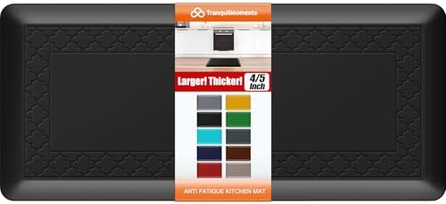 4/5 Inch Thicker Kitchen Mats Anti Fatigue Comfort Mat Standing Desk Rugs