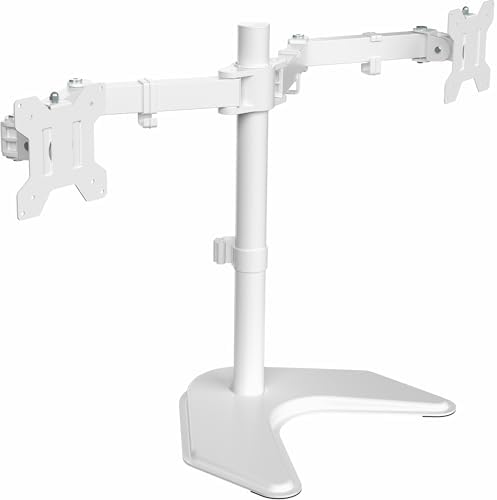 VIVO Dual LED LCD Monitor Free-Standing Desk Stand