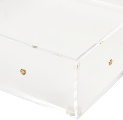 russell+hazel Large Acrylic Desk Drawer Organizer, Clear, 6"x6"