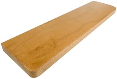 Wooden Wrist Rest, Ergonomic Palm Rest for Mechanical Gaming Keyboard, 12.25 Inches/31cm, Compact, Thick (Beech)