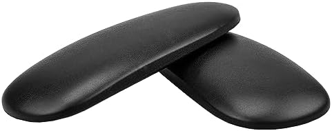MingYi.office Arm Pads Caps Replacement for Humscale Liberty Office Chair, for Fixed and Height Adjustable Arm, Black Vinyl (1-Pair). (for Fixed Arm.)