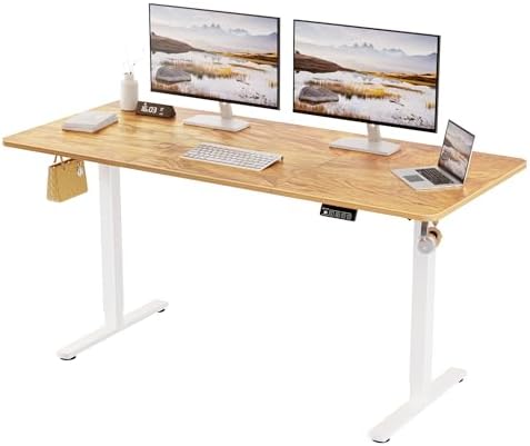63"x28" Standing Desk, Height Adjustable Sit-Stand for Home Office
