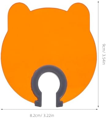 Bear Shaped UV Nail Lamp Shield Covers 2pcs Plastic for Eye Protection