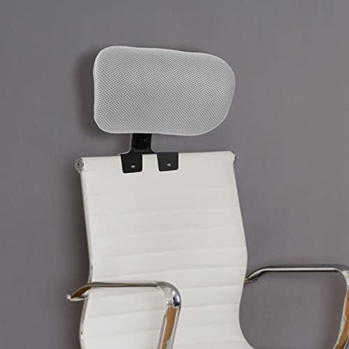 Tofficu Adjustable Ergonomic Office Chair Headrest Attachment for Enhanced Comfort, Compatible with Most Desk Chairs, White