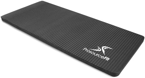 ProsourceFit Extra Thick Yoga Knee Pad and Elbow Cushion 15mm (5/8”) Fits Standard Mats for Pain Free Joints in Yoga, Pilates, Floor Workouts