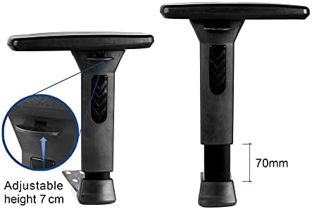 Frassie Height Adjustable Chair Armrest Pair Replacement 3D