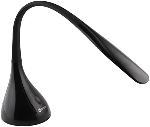 OttLite Creative Curves LED Desk Lamp, Black