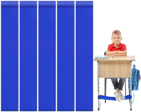 5 Pack, Chair Bands for Kids with Fidgety Feet, Blue