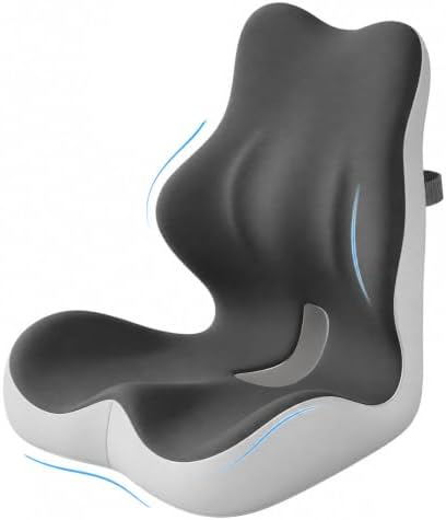 Celinva Orthopedic Seat Cushion with Back Support for Office Chair, Upgrade