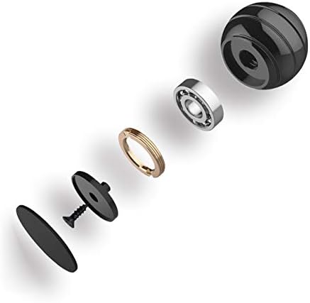 Kinetic Fidgets Desk Toy ADHD Stress Relief 1.77in Black
