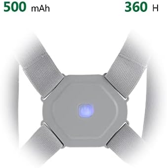 Generic Smart Posture Corrector for Women Men Kids, Electronic Posture Reminder with Sensor Vibration, Adjustable Upper Back Brace Straightener for Hunching - 200mAh Battery