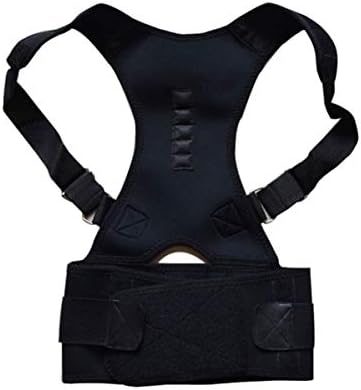 DSMYYXGS Adjustable Magnetic Posture Corrector Corset Back Brace Back Belt Lumbar Support Straight Corrector for Men Women S-XXL (Color : Nude, Size : Medium)
