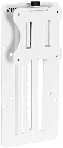 VIVO Height Adjustable VESA Adapter for Single 13 to 27 inch Monitor, Accessory Bracket Kit for Individual Screen, White, STAND-VAD3W