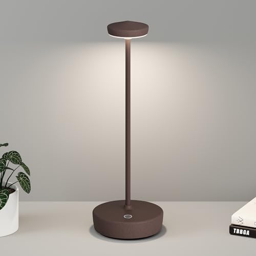 TBBGA Cordless Table Lamp Rechargeable 1 Pack, 5000mAh Battery Table Light