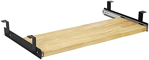 BenchPro Keyboard Tray Hardwood Butcher Block, Oiled, 9" D x 27" L