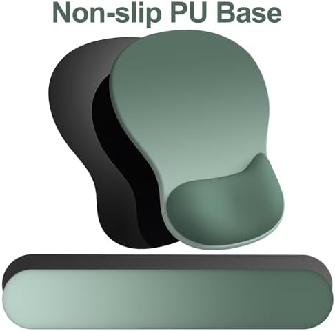 Ergonomic Mouse Pad with Wrist Rest and Keyboard Wrist Rest, Gel Mousepad
