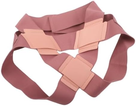 Minhe Invisible Posture Corrector Breathable Elastic Mesh Invisible Back Steady For Women Men Spinal Support to Improve Slouch(Pink S)