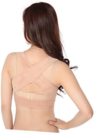 Outanaya Posture Corrector Brace for Women Hunchback Relief Back Support Vest Adjustable Chest Bra Support for Long Sitting Breathable Posture Corrector for Women Bras Size L