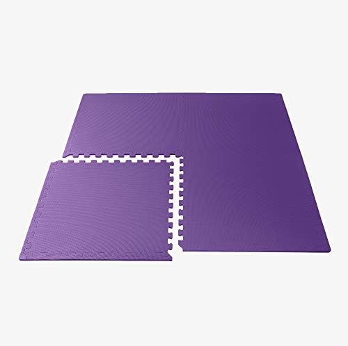 We Sell Mats 3/8" Thick Multipurpose EVA Foam Exercise Floor Mat, Interlocking Tiles, Anti-Fatigue for Home or Gym