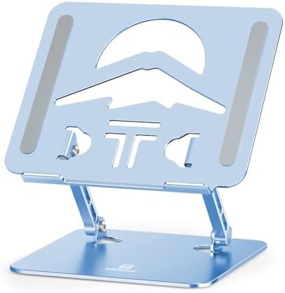 Z-Shaped Laptop Stand for Desk Fits 10"-16" Notebook, Sky Blue