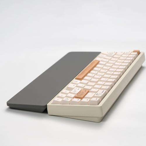 Sumgsn Grey Keyboard Wrist Rest, Gel Wrist Pad for Keyboard 60%/68%/70%