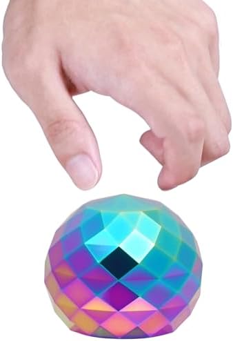 Desk Toys for Fidget Kinetic Cool-Gadgets: 180 Seconds Spinning Toy, Cool-Stuff Thing for Adult Teen Children Kid, Optical-Illusion Stress-Relief Gifts Ball for Man Women Home Office School Christmas