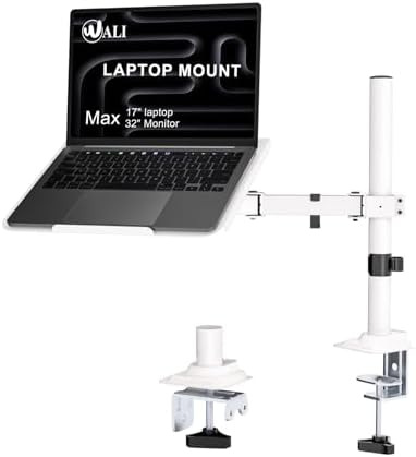 WALI Adjustable Laptop Desk Mount for 17 inch Notebook or 32 inch Screen