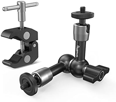 SMALLRIG Super Clamp w/ 1/4" and 3/8" Thread and 5.8 Inches Magic Arm