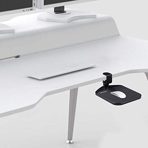 Ergonomic Mouse Platform Under Desk Ergonomic Wrister Mouse Pad (Black)