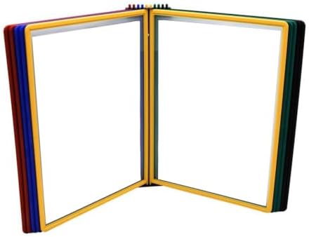 Tarifold Wall Mount Reference System, 10 Easy-Load Pockets, Assorted Colors