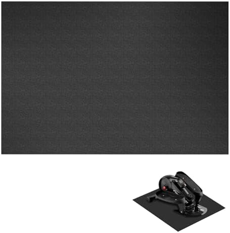 Non-Slip Elliptical Exercise Mat for Under Desk Elliptical Machines Non-Slip Mat for Under Desk Elliptical, Elliptical Mats for Seniors Home Sports Mats and Mini Elliptical Exercise Bikes