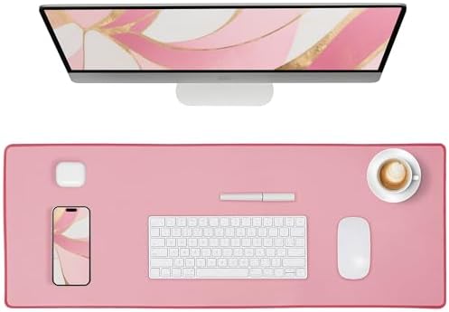 ALOANES Non-Slip Extended Mouse Pad Office&Home Desk Mat Stitched Edge