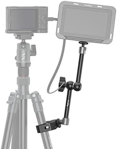 SMALLRIG 11'' Articulating Magic Arm and Clamp with 1/4 and 3/8 Thread