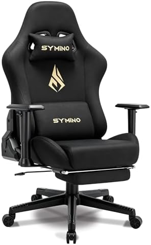 Symino Ergonomic Gaming Chair with 155° Recline & Footrest