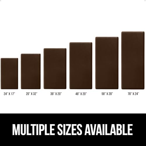 GORILLA GRIP Cushioned Antifatigue Kitchen Mat for Floor, 70x24, Brown
