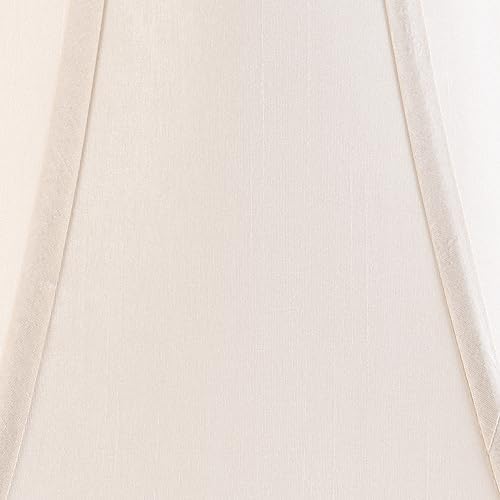 Cream Bell Lamp Shade, Medium, 6" Top x 13" Bottom x 9.8" High