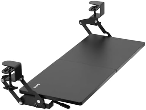 VIVO Black Under Desk 27 x 11 in Adjustable Keyboard Tray, MOUNT-KB08V