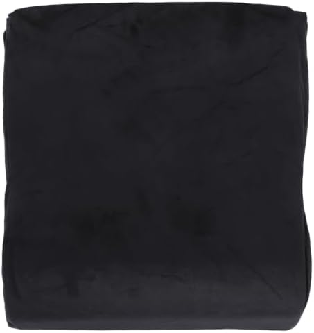 Desk Footrest Cushion for Home Office, Black Sponge
